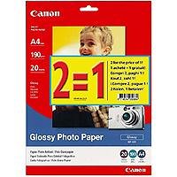Camcorder: Canon Fotoglanzpapier GP-401/A4 one for free Papier A4 20 + 20 Bl�tter 190 g/m� S200/330/400/600/800, i250/350