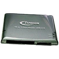 TV Ger&auml;te: Typhoon USB 16-in-1 Cardreader USB 2.0 Leseger�t