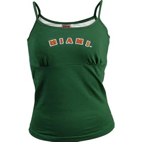 Miami Hurricanes Women's Infield Camisole by Colosseum