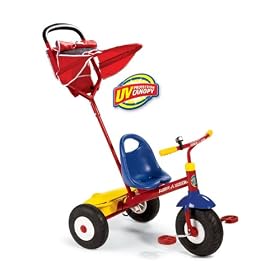 Radio Flyer Deluxe Canopy Steering Trike