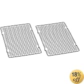 Baker's Secret 10-by-16-Inch Nonstick Cooling Rack, Set of 2