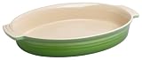 Le Creuset Stoneware 14-Inch Oval Dish, Kiwi