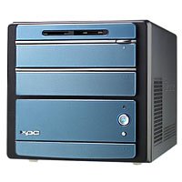 Festplatten: Shuttle XPC-SN25P S939 NV-NF4 MATX Barebone (Shuttle Xpc, Farbe: schwarz, NVIDIA nForce4 Chipsatz, S393, FSB800, 8-Kanal AC97 Sound)