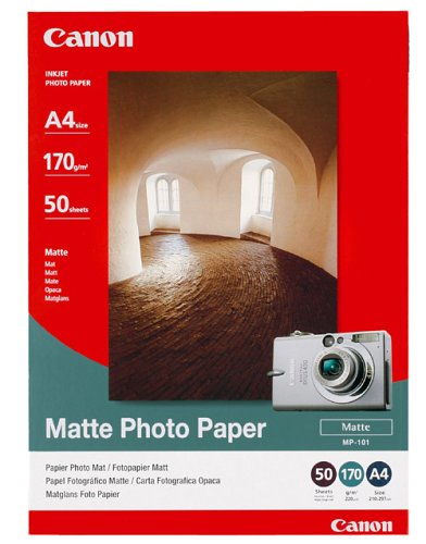 Camcorder: Canon MP-101 Matte Photo Paper A4 Fotopapier 50 Blatt