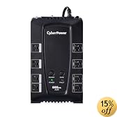 Cyberpower CP685AVR UPS - 685VA/390W AVR 8-Outlet RJ11/RJ45 Compact Design EMI/RFI USB