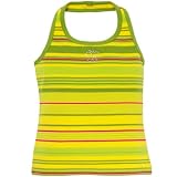 stripe buttefly halter