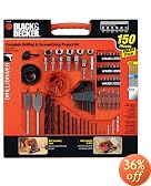 Black and Decker Project Kit 71-938 150 Piece Drilling and Driving Set