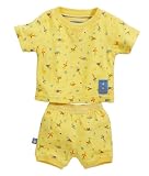 Ku Ku Bird Short John Set - Yellow: 3 Months