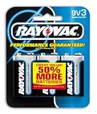 Rayovac Alkaline Batteries 9V Size Carded 3-Pack