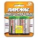 Rayovac Rechargeable NiMH Batteries  D Size Carded 2 Pack