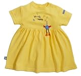 Ku Ku Bird Short Sleeved Dress - Yellow : 6 Months