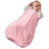 Beddiebye Zip Around Safety Blanket Small Microfleece Pink
