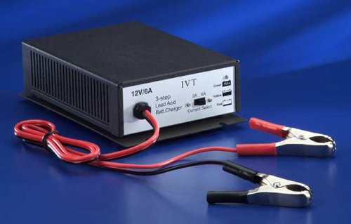 Navigationssysteme: IVT 3-Stufen-Automatik-Tischlader 12V 3A, 6A umschaltbar