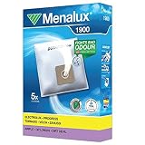Menalux 1900 Pack of 5 Dustbags 1 motor filter to cut & 1 micro filter to cut