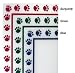 Cat Dish : Pet Studio Pawprint Dining Mats 13 x 20 Inch - GREEN