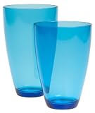 Zak Designs Grace Blue 8-Piece Tumbler Set
