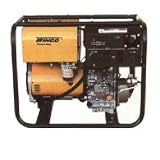 Industrial portable 6000w generator-120 volts at the 45.8amp Full Power Plug, 3hp engine