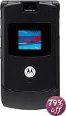 Motorola RAZR V3 Unlocked Cell Phone with Video Player--International Version with No Warranty (Black)