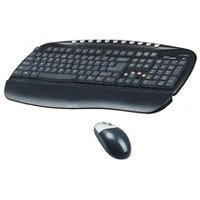MP3 Player: MS-TECH LT-150XL Tastatur schnurlos MS W95 D + Maus Schwarz