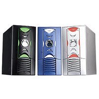 MP3 Player: MS-TECH LC-440 Blau PC Geh�use Minitower 4x5.25 Blau