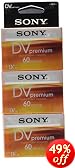 Sony DVC-60 PR/5 Premium Minidv Videocassette (5-Pack)