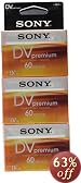 Sony DVC-60 PRR/5 Premium Minidv Videocassette (5-Pack)