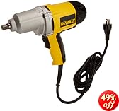 DEWALT DW292K Heavy-Duty 7.5 Amp 1/2-Inch Impact Wrench with Detent Pin Anvil