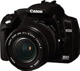 Canon EOS 350D Digital SLR Camera with Twin Zoom Lens Kit [8MP, 3 x Optical Zoom]