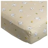 Clover Fields Fitted Crib Sheet