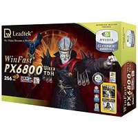 Lautsprecher: Leadtek WINFAST PX6800U 256MB DDR3 Grafikkarte Retail (PCI16X-EX 2xDVI TV-Out, PCI Express)