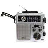 Eton FR250 Emergency Crank Radio Metallic Silver