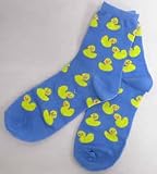 Outlooks Rubber Ducky Anklet Socks DENIM BLUE One Size Fits All