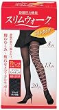 PIP スリムウォーク ライトタイプ パンティストッキング ブラック・ダイヤ柄 S-M PH219
