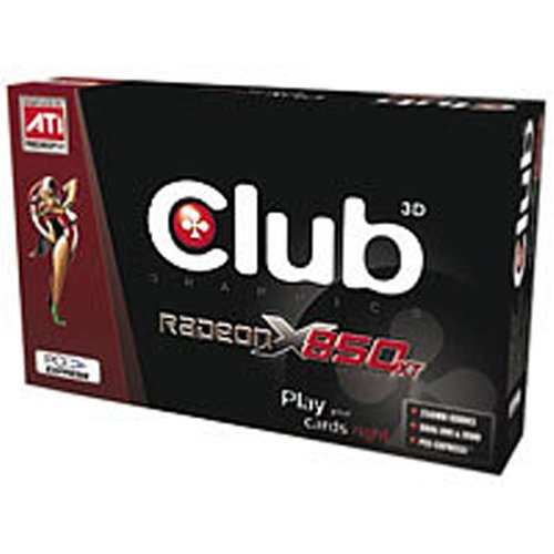 Camcorder: Club 3D RADEON X850XT 256MB GDDR3 PCI Express Grafikkarte, Retail