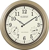 La Crosse Technology WT-3181BZ 18" Atomic Outdoor Clock