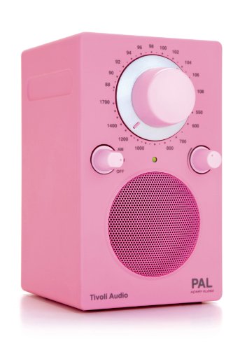 TV Ger&auml;te: Tivoli Model f-PAL Transistorradio pink