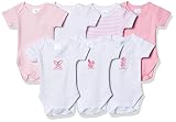 Girl 7 Pack Assorted Short Sleeve Bodysuits: 3-6 Months
