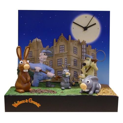 Wallace & Gromit Tottington Hall 3D Talking Alarm Clock just £4.99 Exc