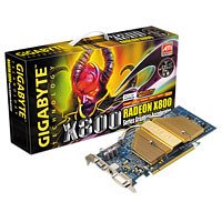 Handys ohne Vertrag: Gigabyte Radeon X800 128MB DDR3 Grafikkarte (Radeon X800 128MB DDR3 PCI-Ex16 DVI TVO "Silent-Pipe" Memory 980MHz)