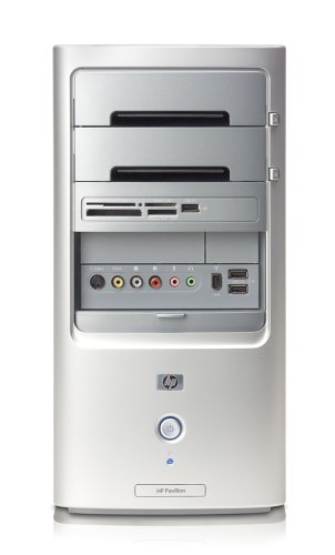 Heimkinosysteme: Hewlett-Packard t3071 Desktop-PC (Athlon 64 3700+, 1GB RAM, 250GB HDD, DVD�R/�RW DL, NVIDIA� GeForce 6600 256MB)
