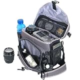 Adorama Left Side Slinger Bag, Single Strap Backpack Shoulder Bag, Gray. by Adorama