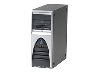 HP Workstation xw4000 - CMT - 1 x P4 2.66 GHz - RAM 512 MB - HD 1 x 40 GB - DVD - LAN EN, Fast EN - Red Hat Linux 7.3 - Monitor : none