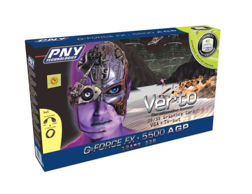 Projektoren: PNY GeForce FX 5500 128MB PCI Grafikkarte