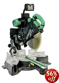 Hitachi C12LSH 15 Amp 12-Inch Dual Bevel Sliding Compound Miter saw with Laser Guide and Digital Bevel Display