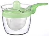 iwaki �p�C���b�N�X �����W�̃|�b�g�E�Β��|�b�g �������t�� �O���[�� 320ml 882-G