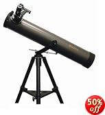 Galileo FS-80 800 x 80mm Yoke Mount Reflector Telescope