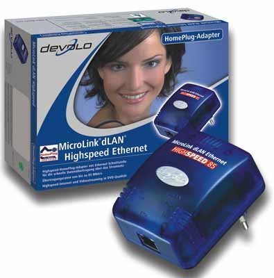 Digitalkameras: Devolo MicroLink dLAN Highspeed Ethernet Netzwerkadapter