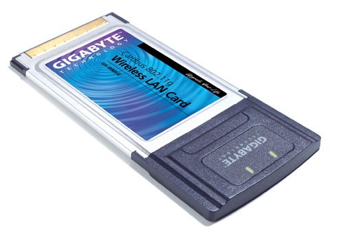 Handys ohne Vertrag: Gigabyte GN-WMKG PC CARD CARDBUS 32BIT Netzwerkkarte