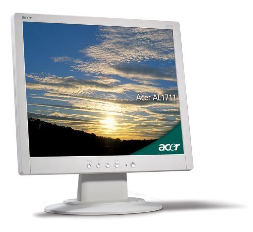 Elektronik Und Foto: Acer AL1711 17 Zoll TFT Monitor wei� mit 16 ms Reaktionszeit