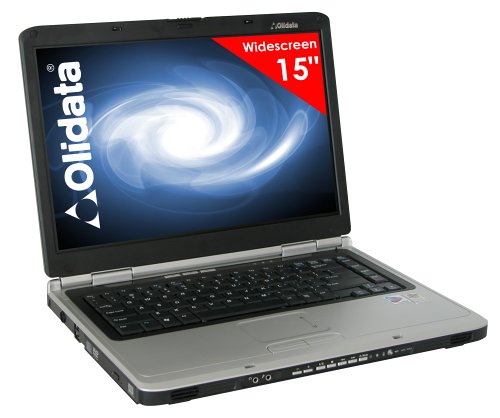 DVD Player: Olidata Notebook Tehom CW4200, 15.4 Zoll, INTEL PENTIUM M730 1.6 GHz, 512MB, 80GB, DVD Brenner, WIN XP Home